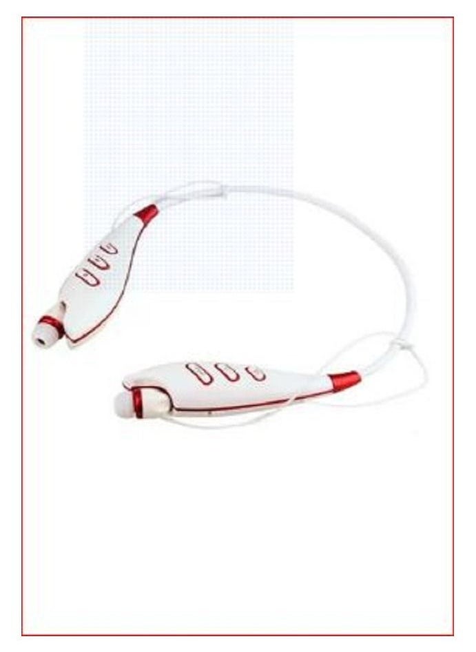 Generic Stereo Wireless Bluetooth In-Ear Headset white  - Image 2