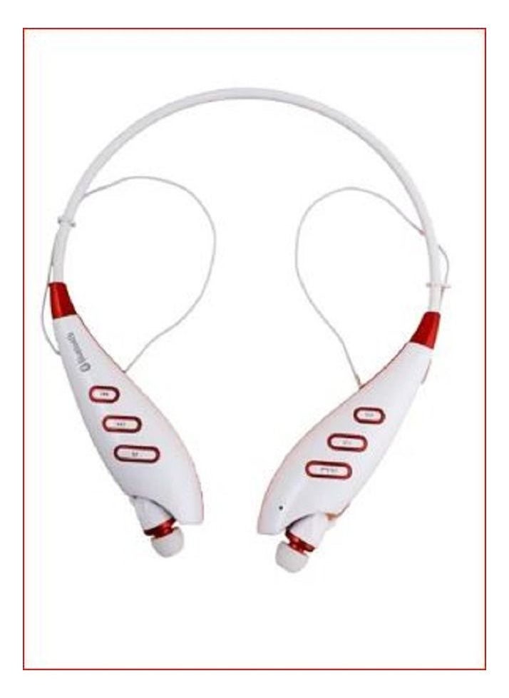Generic Stereo Wireless Bluetooth In-Ear Headset white  - Image 1