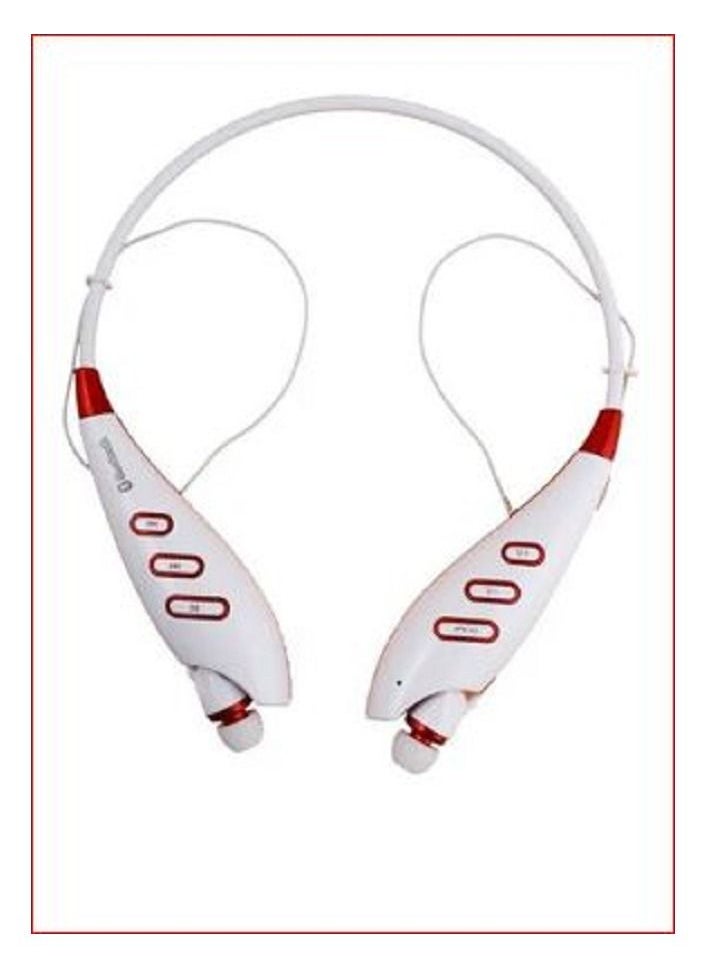 Generic Stereo Wireless Bluetooth In-Ear Headset white  - Image 3