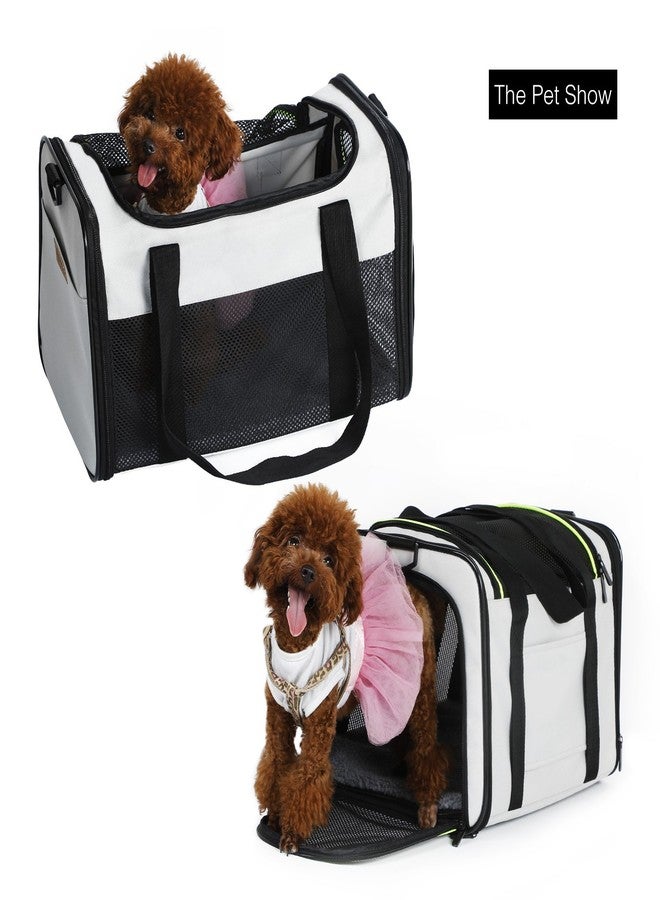 Akinerri Cat Carrier - Portable Foldable Dog Pet Carrier, Soft-Sided Pet Bag up to 15 Lbs, Airline Approved Travel Puppy Carrier - Image 3