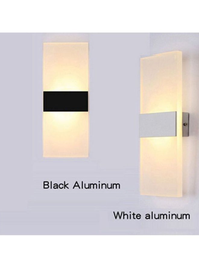 Aknur مصباح حائط LED مستطيل الشكل أبيض دافئ 140x25x60مم - Image 4