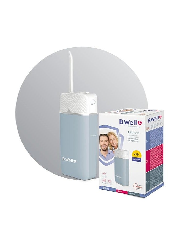 B.Well B.Well PRO-913 Mini Oral Irrigator – Portable Water Flosser for Dental Care - Image 1