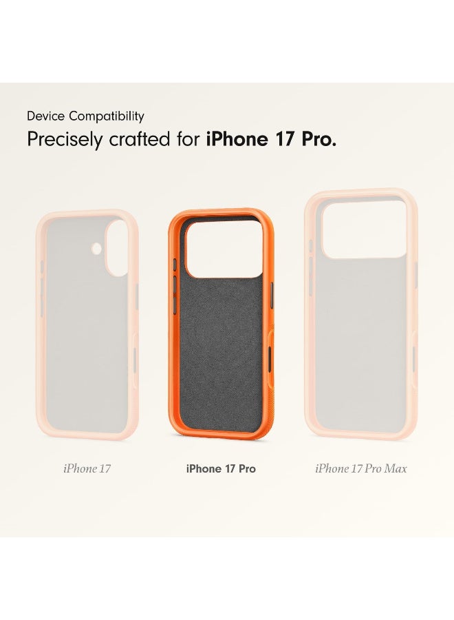 Ecosystem Beats iPhone 17 Pro cover Rugged Case support wireless charger & Camera Protection, Scratch & Drop Tested, Matte Texture with Microfiber Lining for iPhone 17 Pro (Rocky Blue) - Image 5