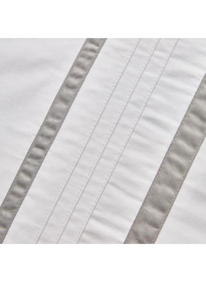 Grande Affordables Voul Twin Striped Cotton Flat Sheet 180X270 Cm  - Image 5