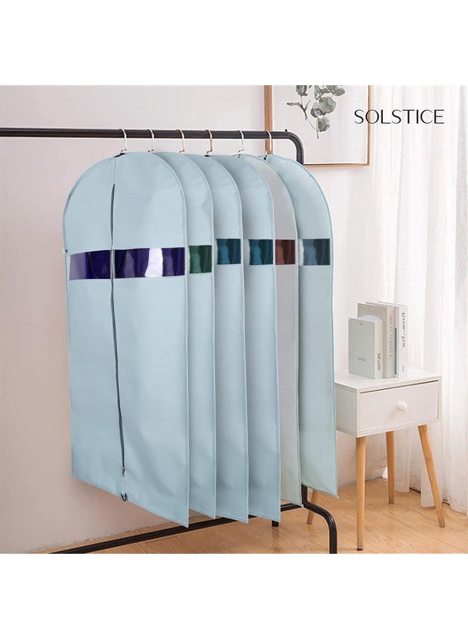 Solstice SOLSTICE Suit Cover Big Size with Zip of (40 x 24 inch) | Suit, Coat, Blazer, Jacket Cover (Pack of 5)(Blue)  - Image 5