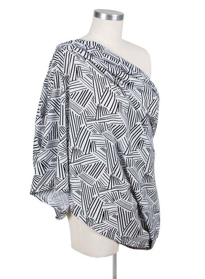 Bebe au Lait Bebe au Lait Premium Cotton Jersey Nursing Scarf - Montauk - Image 1