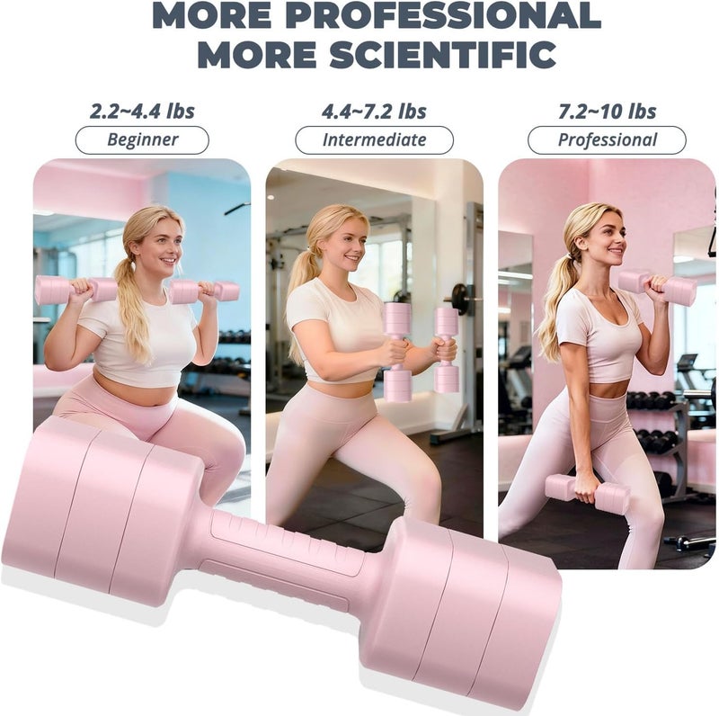 Ragebby Adjustable Dumbbell Set of 2, 10LBS with Anti-slip Handle for Home and Gym - Image 5