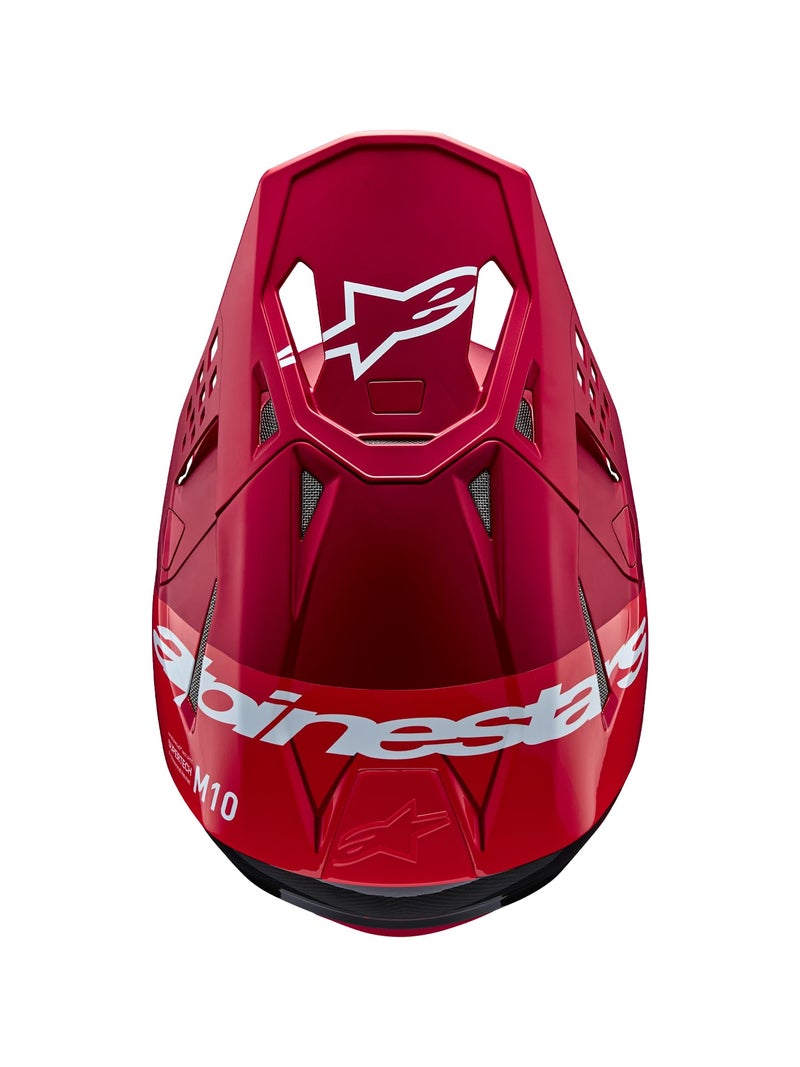 Alpinestars ألبينستارز 8301023-3003-S: خوذة سوبرتيك S-M10 فلوود حمراء فلو/حمراء M&G سم - Image 5