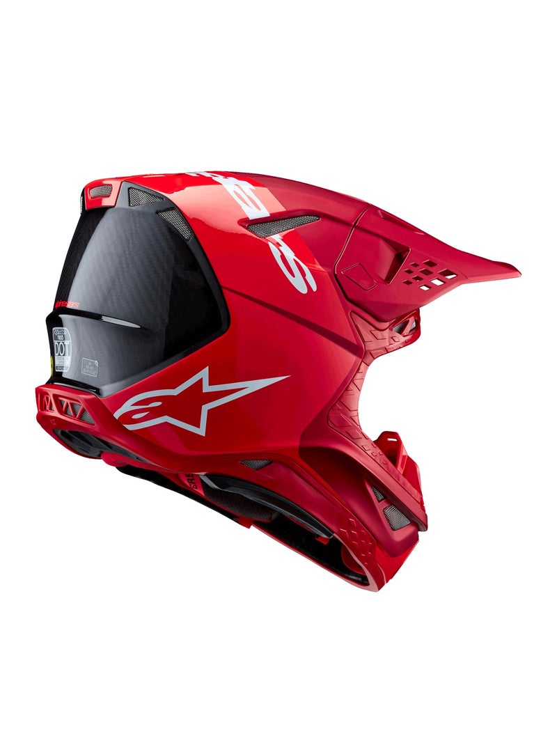 Alpinestars ألبينستارز 8301023-3003-S: خوذة سوبرتيك S-M10 فلوود حمراء فلو/حمراء M&G سم - Image 3