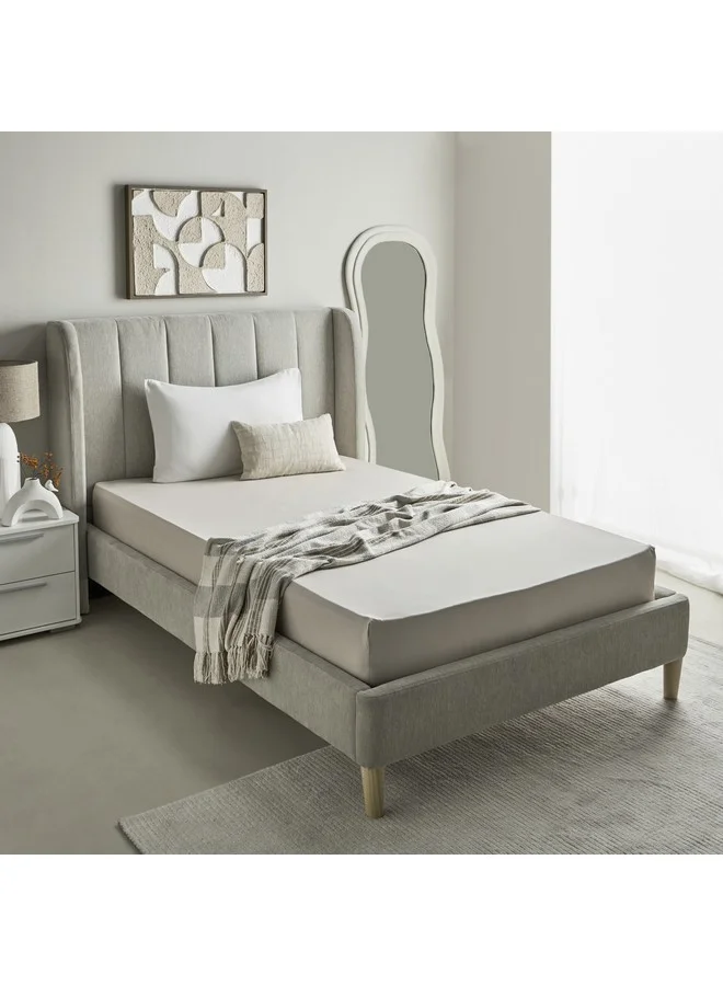 هوم بوكس شرشف سرير مفرد Purely-percale 300TC 200 × 36 × 90 سم