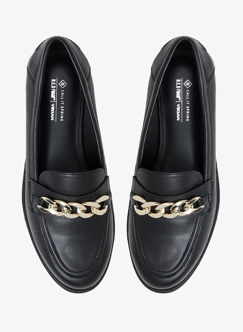 CALL IT SPRING black Masin Loafers for Women | Best Price UAE