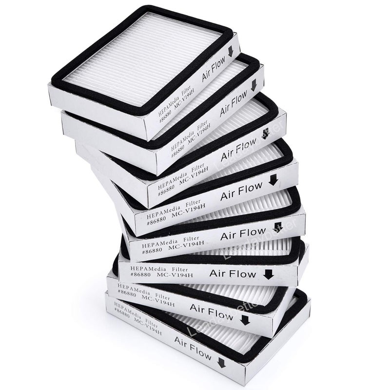 Leadaybetter 8 Pack Vacuum Cleaner HEPA Filter Replacement for Sears Kenmore EF2 Replace Part 86880