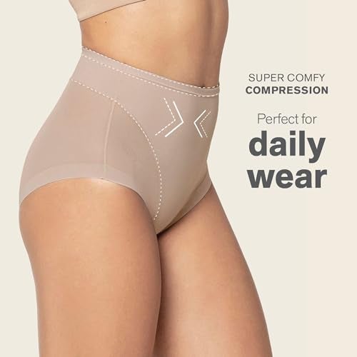 Leonisa Invisible High Waisted Tummy Control Underwear - Shapewear Panties For Women - Image 2