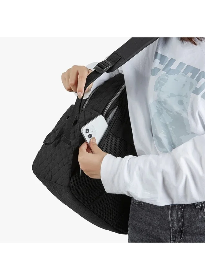 BAGSMART BAGSMART Black The Wanderland Bonchemin 15.6 Inch Campus Backpack