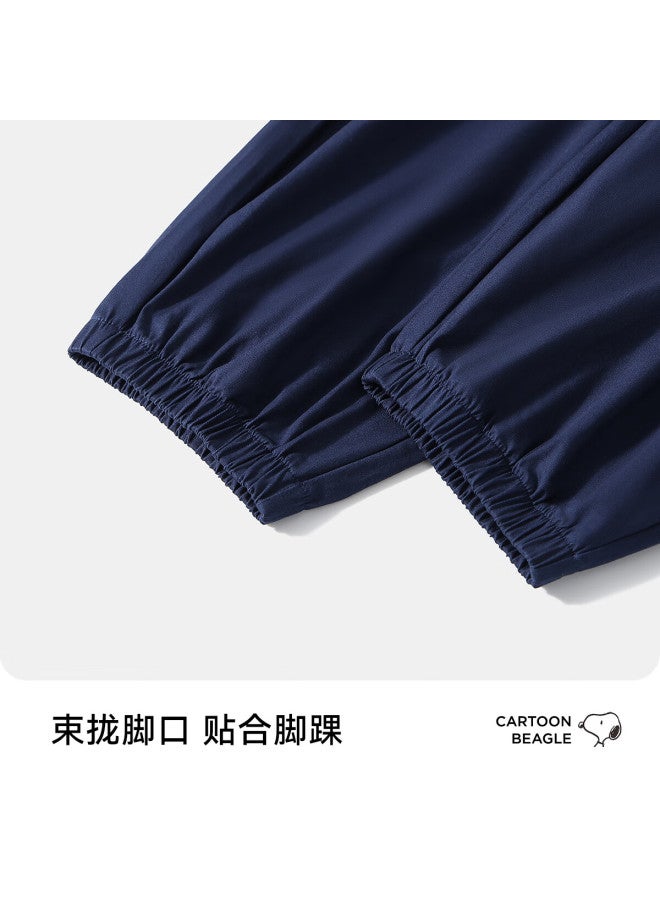 Snoopy Boys' Sweatpants Casual Outdoor Long Pants For Kids Teenagers Dark Blue - Image 2