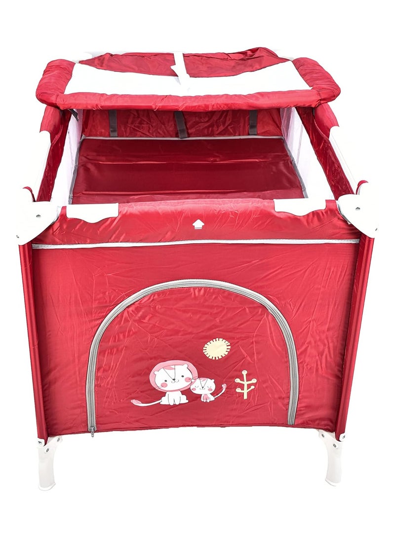 A baby bed a double playpen and a diaper changing table - Image 2