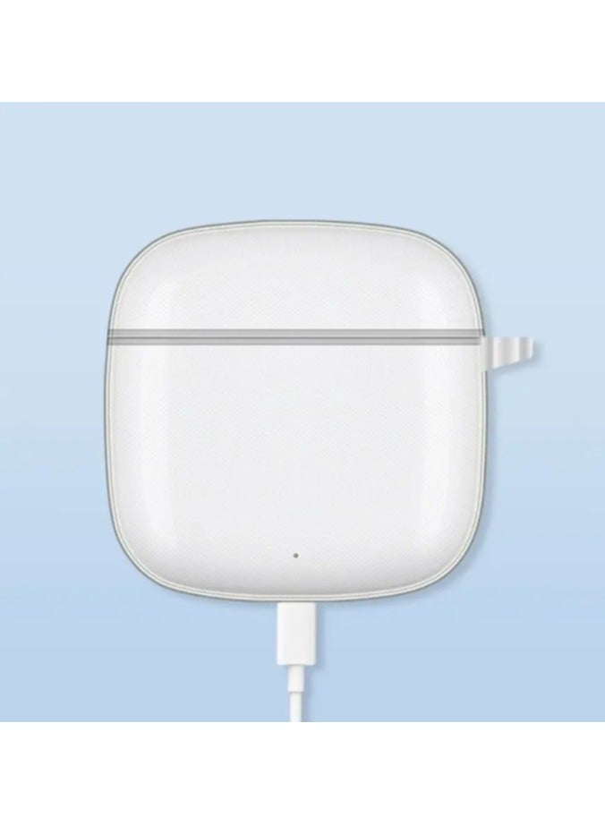 QIRG Case compatible with Huawei FreeBuds SE 2/SE 3 - Crystal TPU two-part earbud case with key ring - Transparent - Image 4