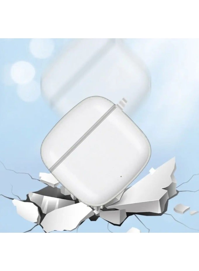 QIRG Case compatible with Huawei FreeBuds SE 2/SE 3 - Crystal TPU two-part earbud case with key ring - Transparent - Image 5