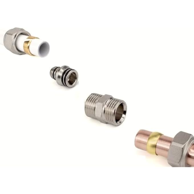 COMPRESSION ADAPTER REDUCER COPPER PIPE TO UFH 15 TO 16MM (4) - Image 1