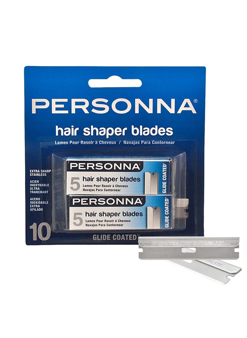 Personna - Personna Hair Shaper Blades 10 Count (2 Pack) - Image 1