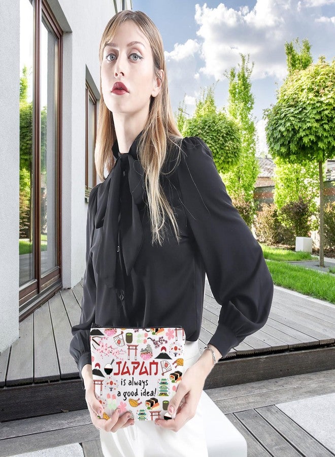 هدية رحلة مفاجئة إلى اليابان من WCGXKO، هدية عطلة في اليابان، هدية سفر إلى اليابان، اليابان فكرة رائعة دائمًا، حقيبة مكياج بسحاب للسفر لمحبي الثقافة اليابانية (اليابان هي) - Image 4