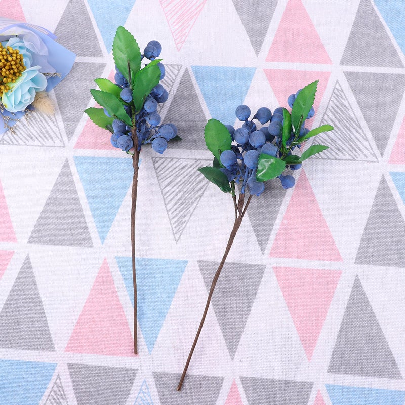 4pcs Simulative Blueberry Fruit Augment Props Restaurant Decor Mini Props Decorations Hanging Ornaments Photography Props ( ) - Image 5