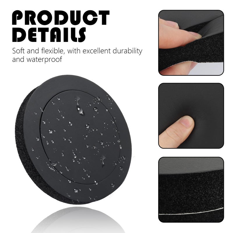 carleef 4PCS 6.5 Speaker Rings,Self Adhesive Speaker Foam for Enhancing Stereo Sound,High Resilience Speaker Baffles 6.5 inch Car Audio Accessories Avoid Sound Diffusion for Car SUV Truck - Image 5