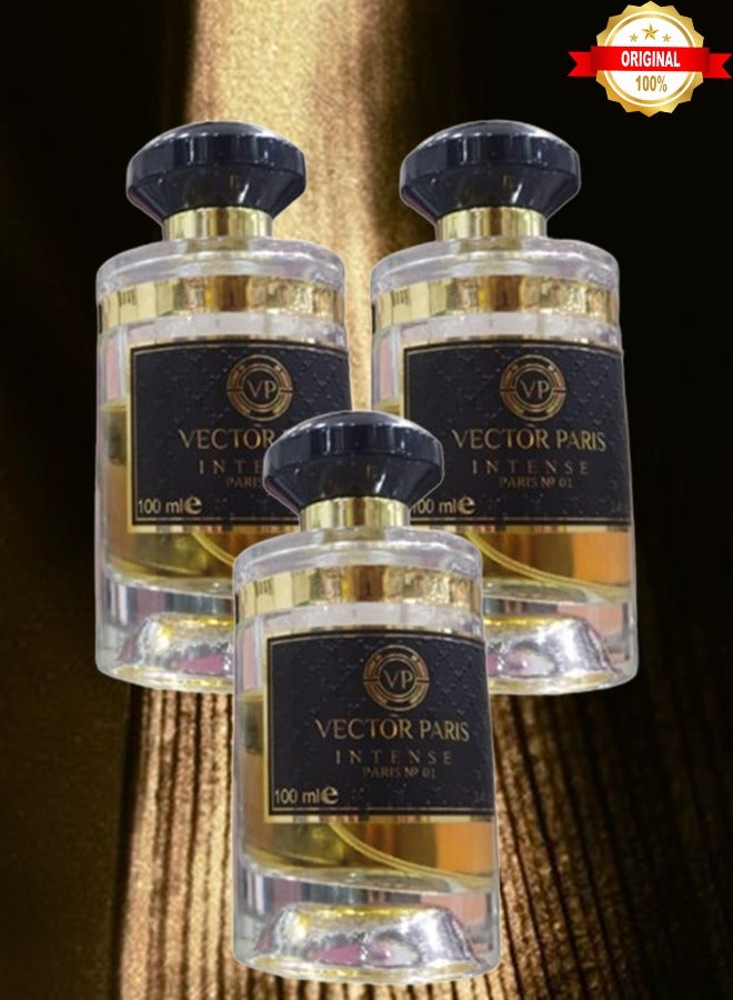 Paris 3 Pieces Vector Paris Intense Perfume Number 01 100ml EDP - Image 1