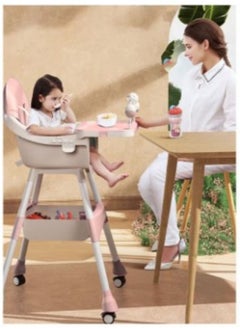 FULL JOY Adjustable Multifunctional Portable Foldable Dining Highchair With Removable Tray  - Image 4