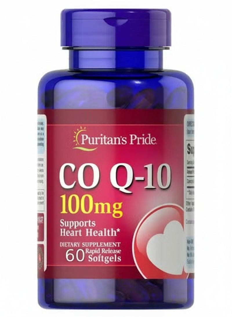Puritan's Pride Q-sorb Coq10 100mg 60 Softgels