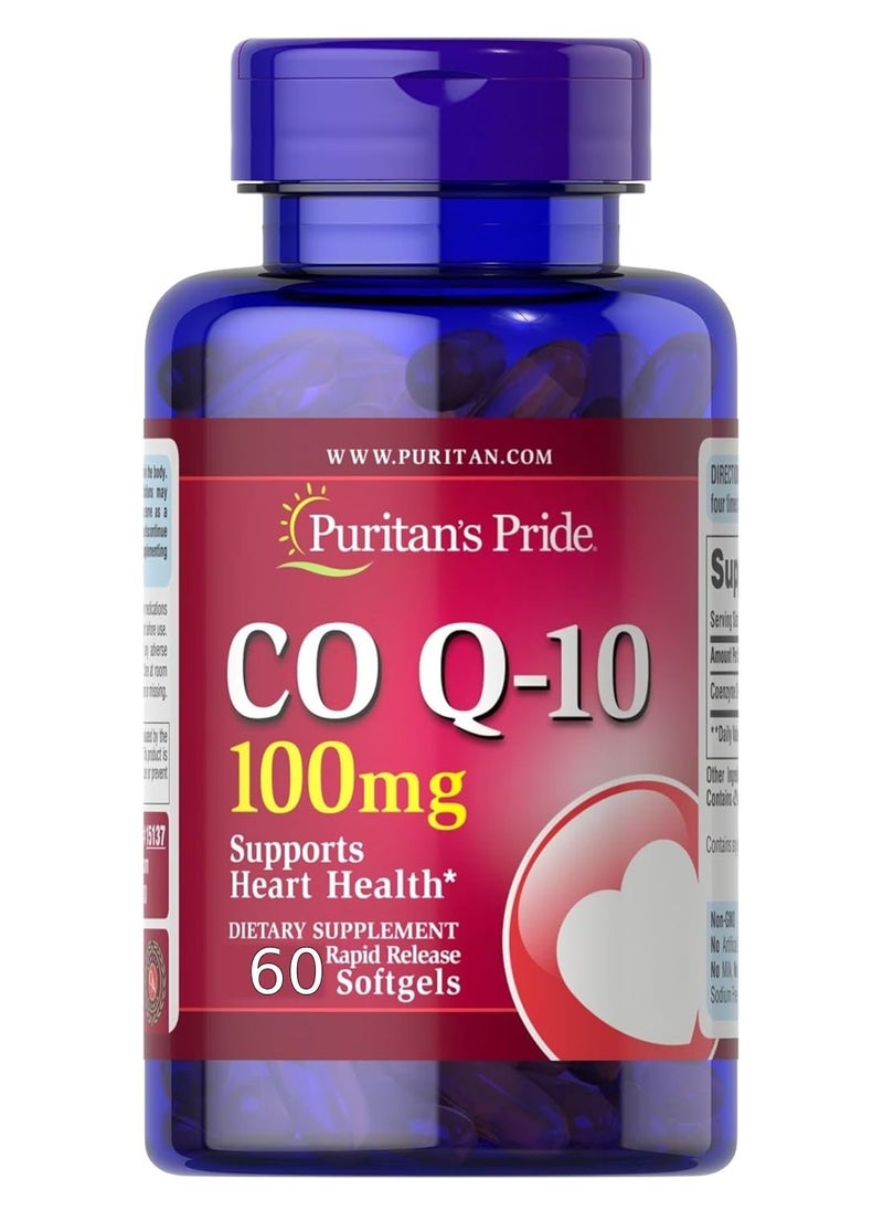 بوريتانز برايد - بيوريتانز برايد كيو سورب CoQ10 100 مجم، 60 كبسولة هلامية - Image 1