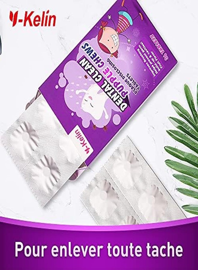 Y-Kelin Dental Plaque Disclosing Tablets for Kids & Adults - Showing Plaque by Changing Color - Helps Teach Brushing Habits for Clean Teeth - 108Count - Image 5