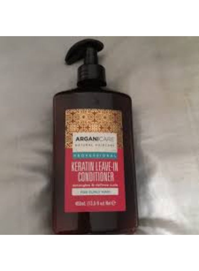 Arganicare Keratin Leave-in Conditioner for Curly Hair 400ml - Image 2