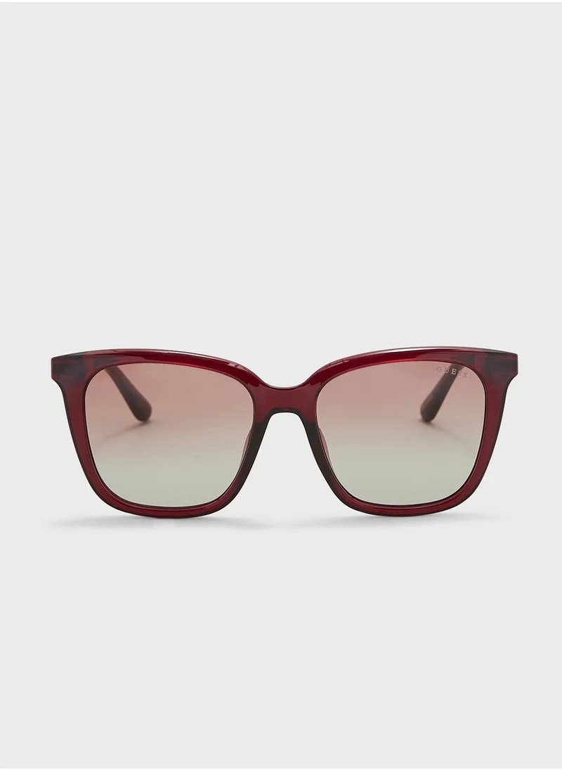 GUESS Gradient Rectangle Shape Sunglasses