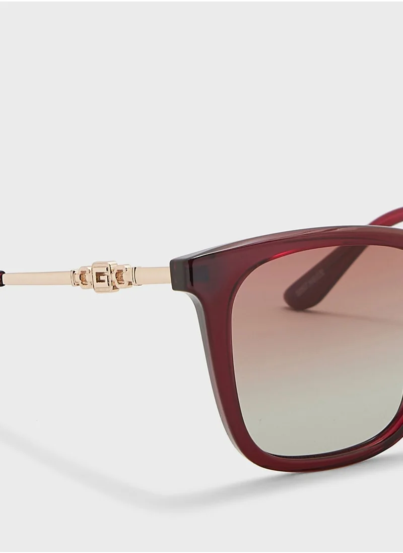 GUESS Gradient Rectangle Shape Sunglasses