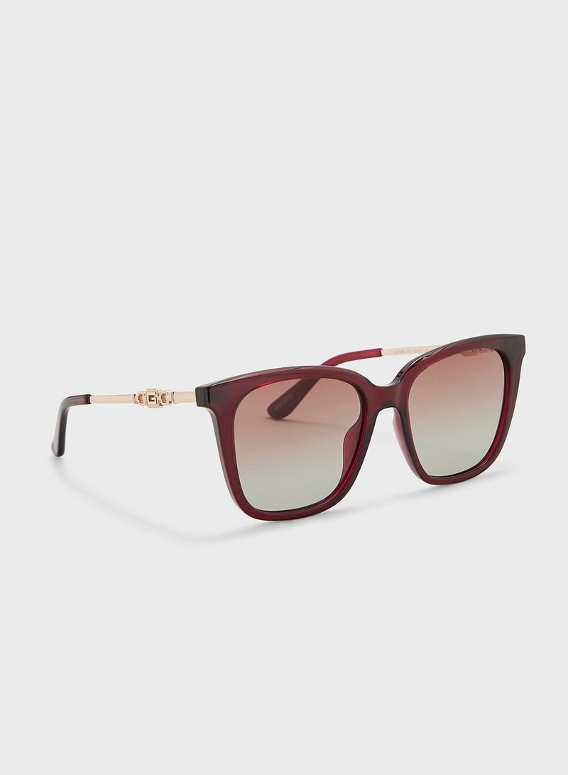 GUESS Gradient Rectangle Shape Sunglasses - Image 1