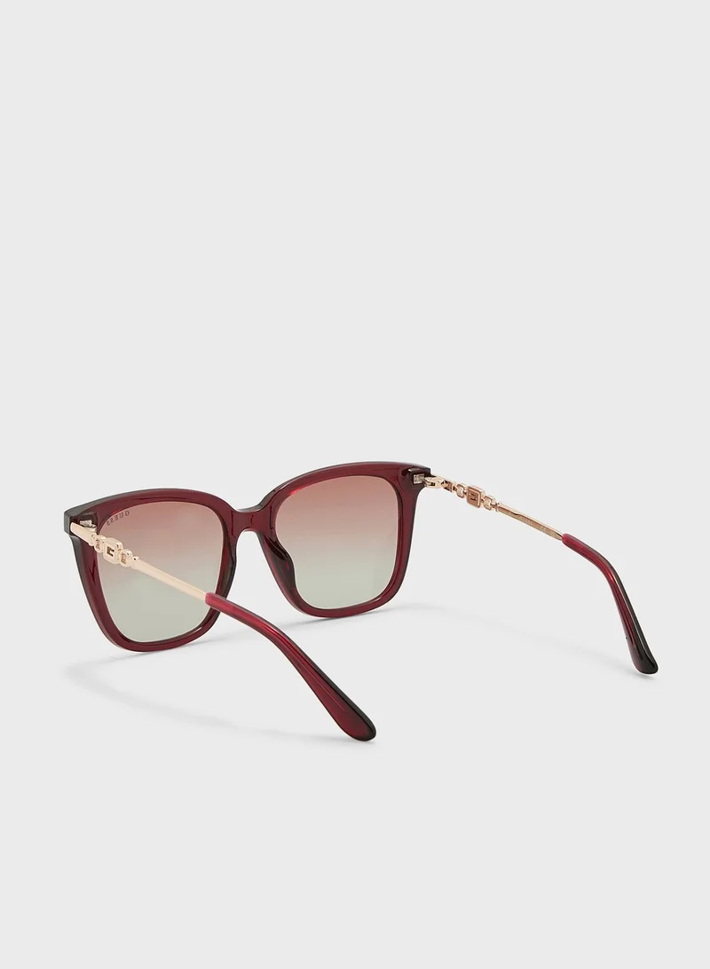 GUESS Gradient Rectangle Shape Sunglasses