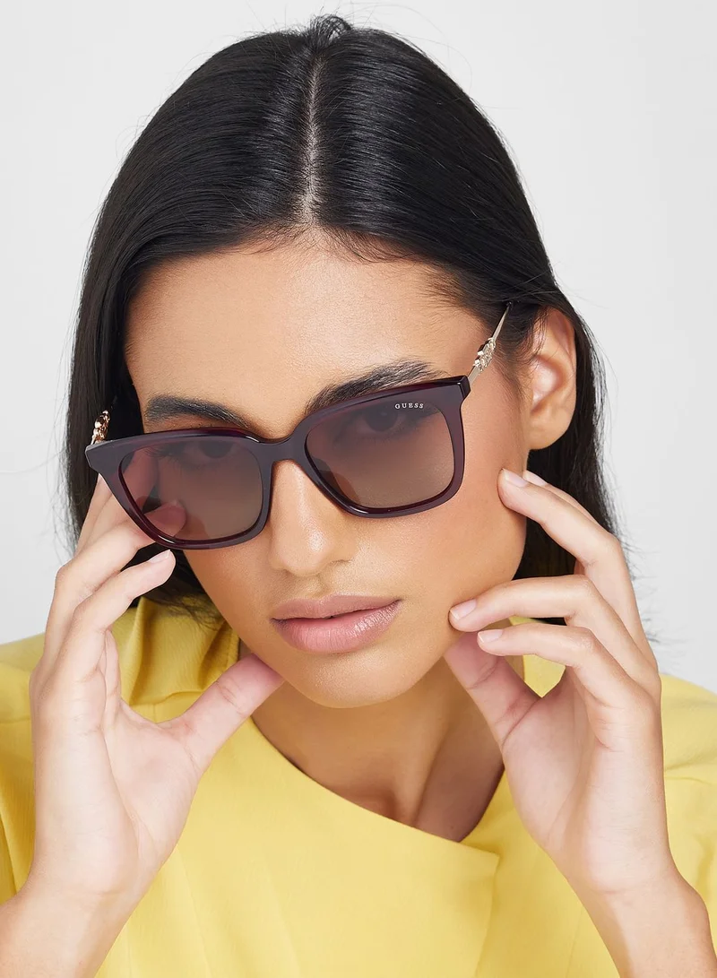GUESS Gradient Rectangle Shape Sunglasses
