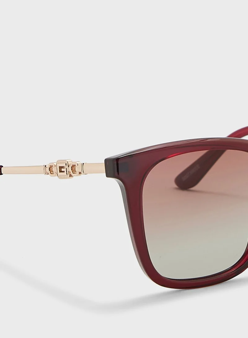 GUESS Gradient Rectangle Shape Sunglasses