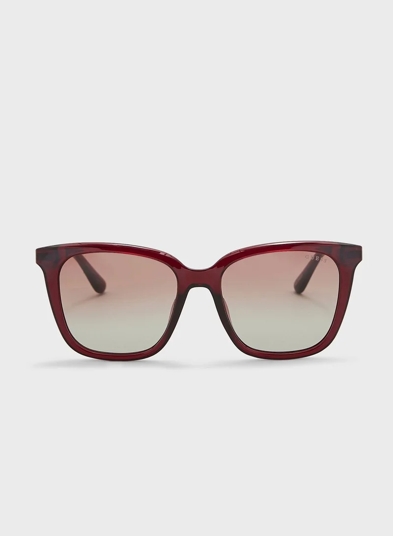 GUESS Gradient Rectangle Shape Sunglasses