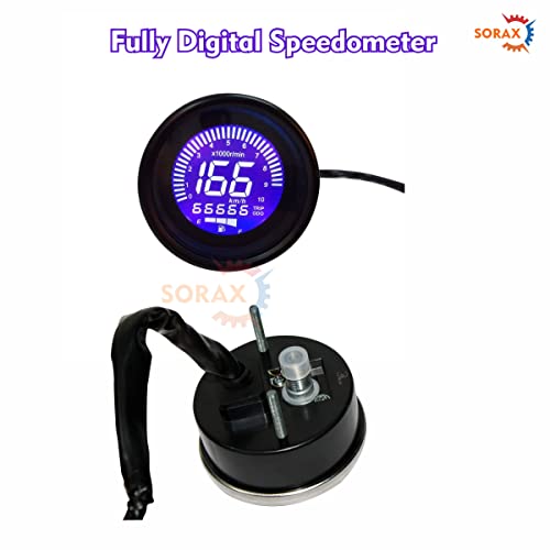 SORAX Digital Speedometer LCD Screen Display Comes in Multicolor for (Royal Enfield Standard 350,500, Royal Enfield Classic 350,Electra 350) - Image 5