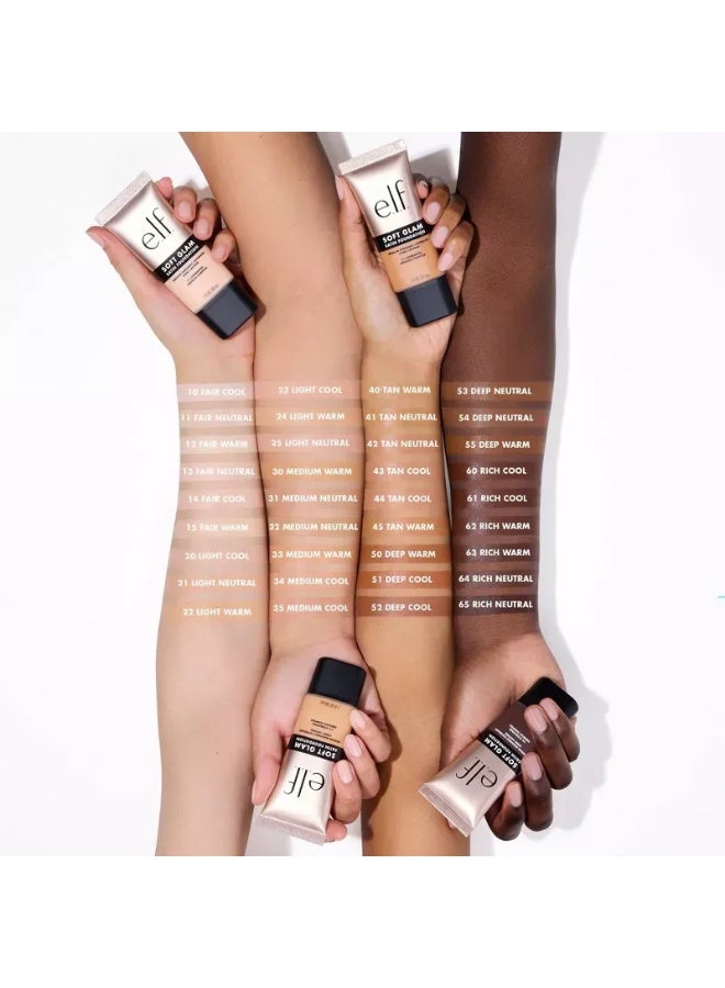 elf  Soft Glam Satin Foundation – 35 medium cool - Image 2