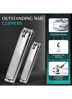 Ippers For Men, Vepkuso Professional Toenail Clippers And Fingernail Clippers For Women,Seniors And Ault, 6 In 1 Nail Clipper Set - pzsku/ZF56FF7B1261AB9CC087BZ/45/_/1733729612/8b65219d-d4ce-4f3b-8f35-007d4bf73248