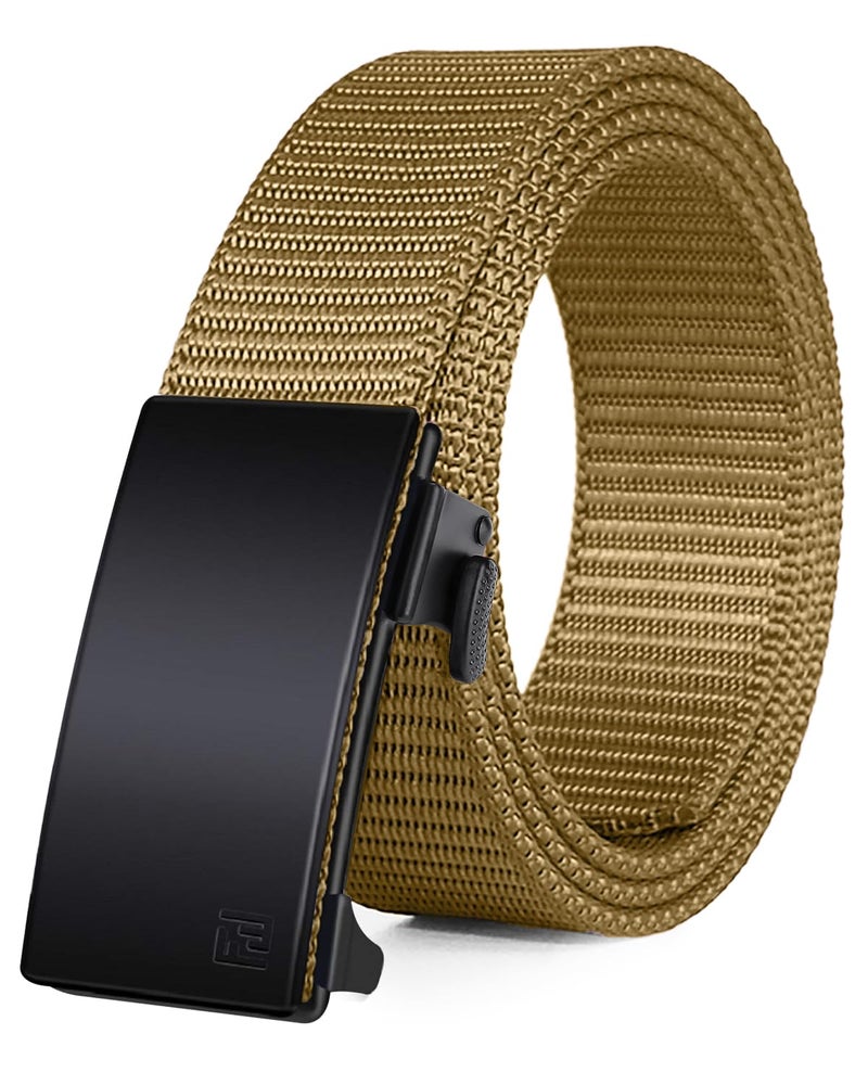 FAIRWIN Ratchet Belts for Men - Nylon Web Belt for Golf Tactical Work Casual, Adjustable Webbing with Ratcheting Buckle - Image 1
