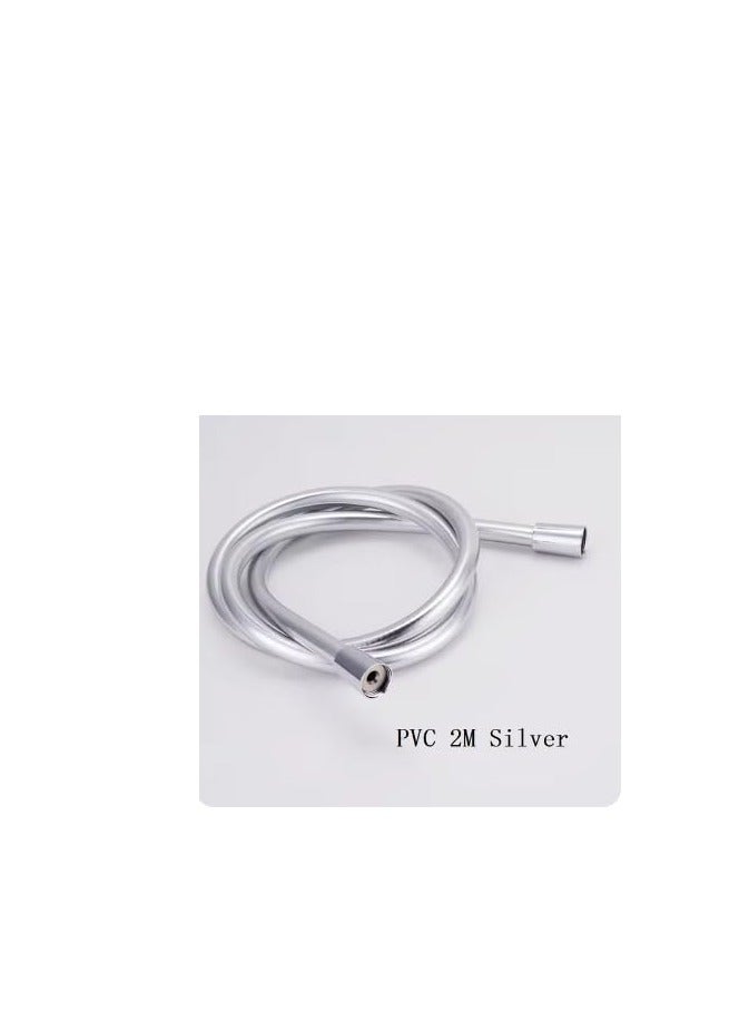 خرطوم دوش pvc فضي (200سم)2 متر/ايطالي - Image 2