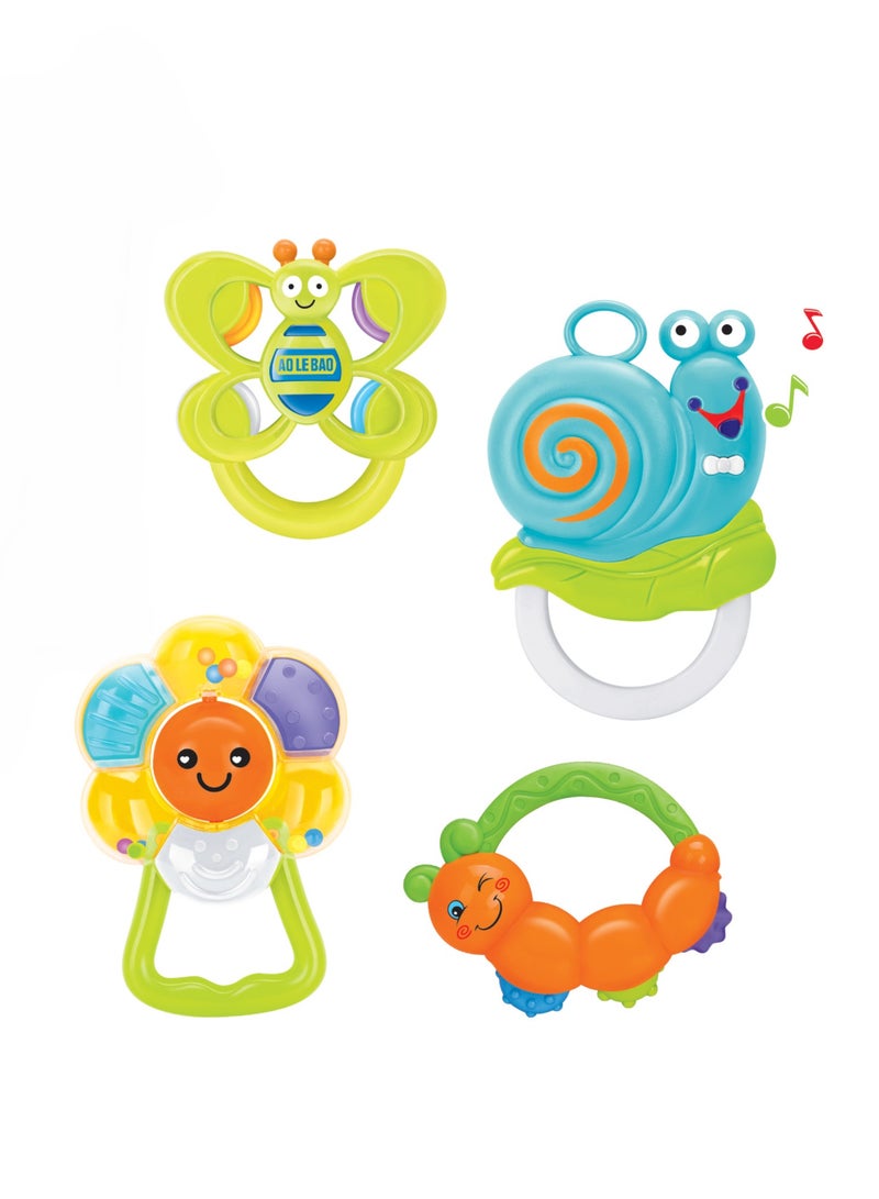 فاميلي طقم قراقيش بيبي 4 قطع مع موسيقي - Image 2