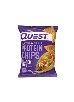 Quest Quest Tortilla Style Protein Chips Loaded Taco 32g  - Image 1