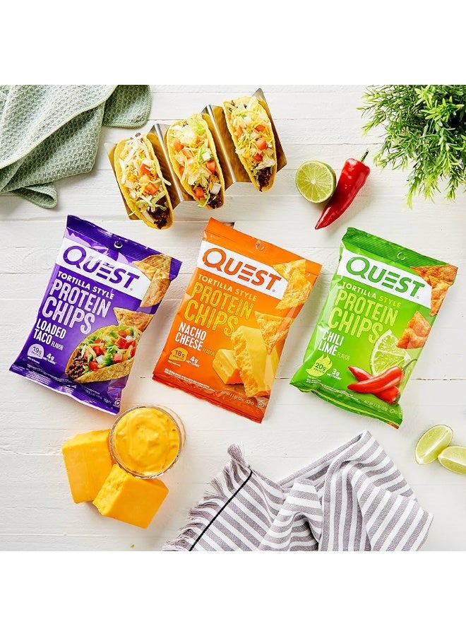 Quest Tortilla Style Protein Chips Loaded Taco 32g - Image 5