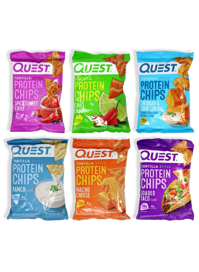 Quest Tortilla Style Protein Chips Loaded Taco 32g - Image 4
