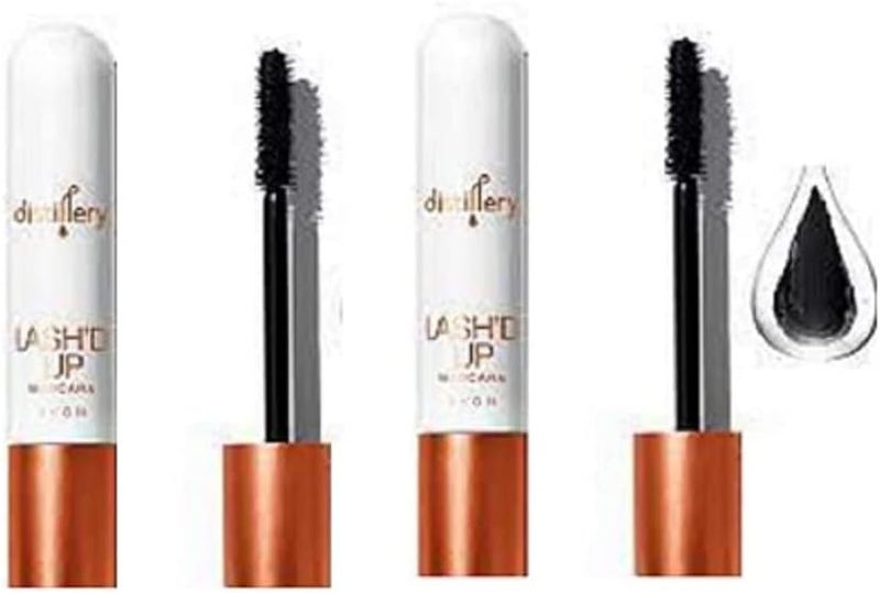 Pack of 2 Distillery Lashd Up Mascara Black 10ml Vegan range from Avon Boxed and sealed
